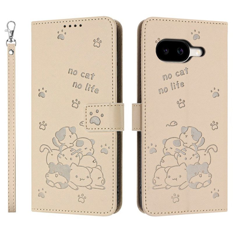 Fodral Google Pixel 10a Tryckt Kattmönster