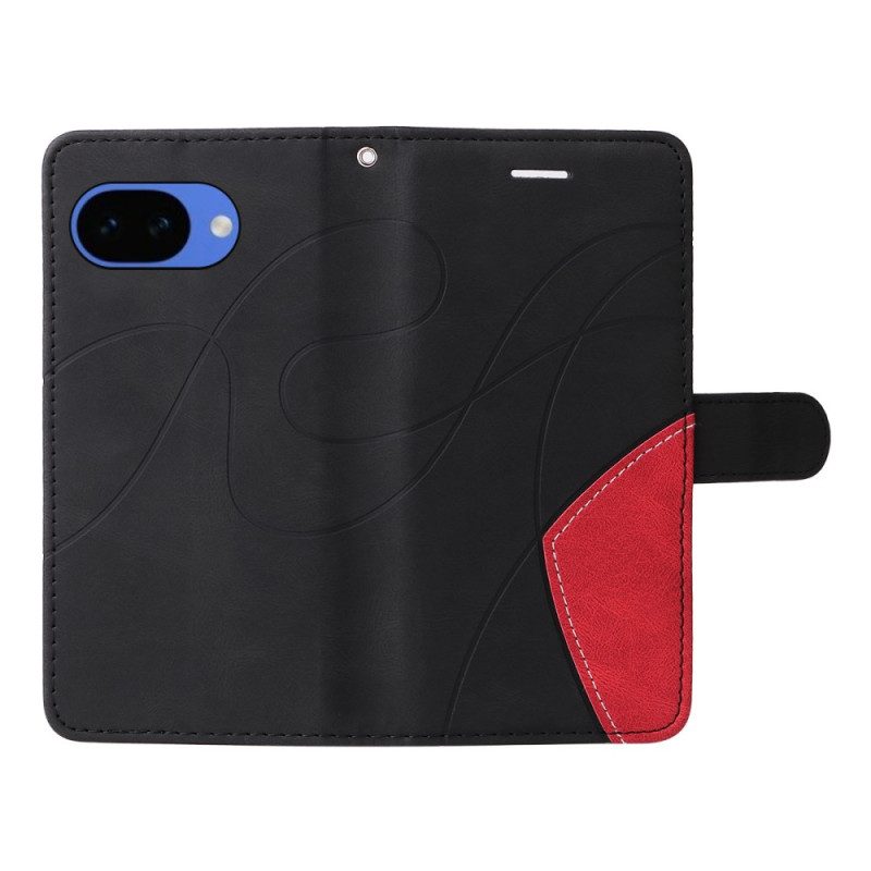 Fodral Google Pixel 10a Tvåfärgad Vågig Design