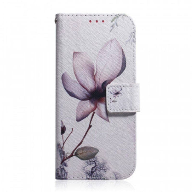 Fodral Honor 50 Lite Blomma Dusty Pink