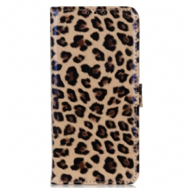 Fodral Moto G73 5G Leopard