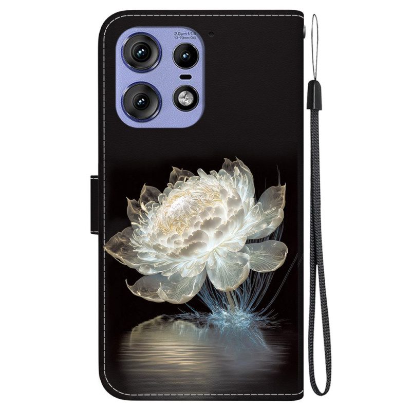 Fodral Motorola Edge 50 Pro Kristallpion Med Rem