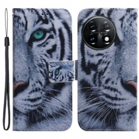Fodral OnePlus 11 5G Vit Tiger