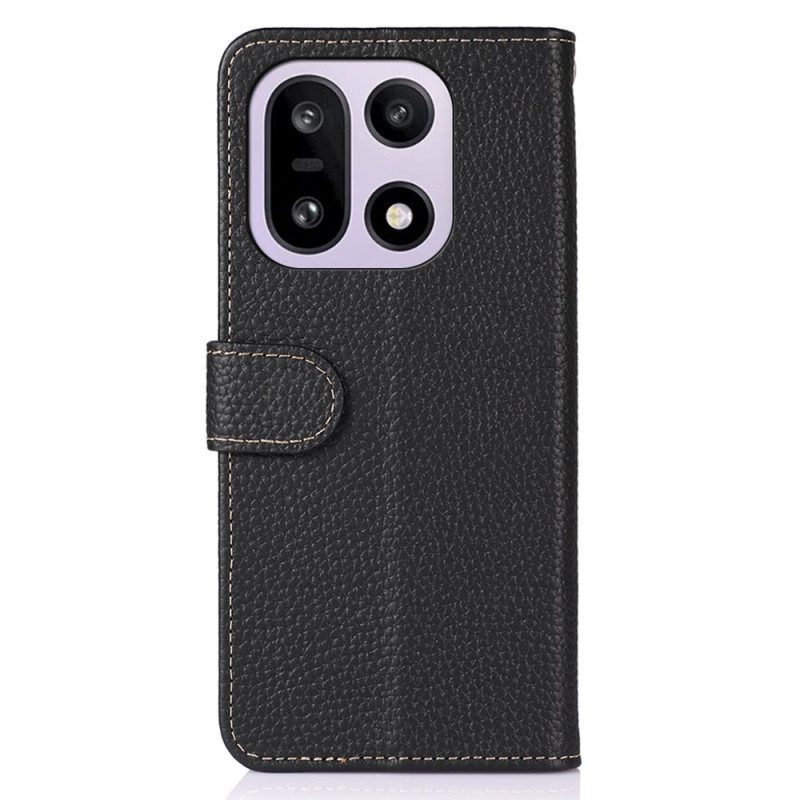 Fodral Oneplus 15 Äkta Khazneh-läder