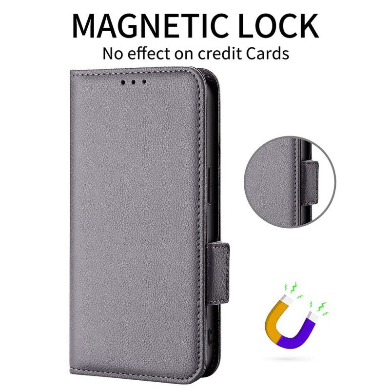 Fodral Oneplus 15 Imitationsläder Med Rem