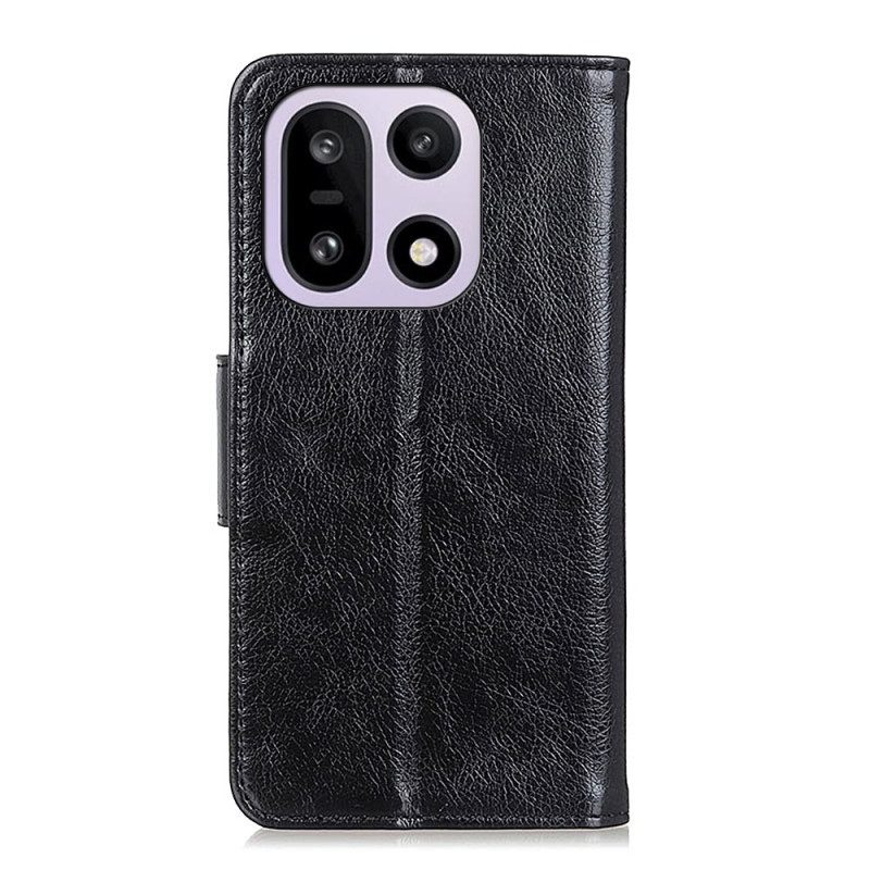 Fodral Oneplus 15 Nappaspaltläder