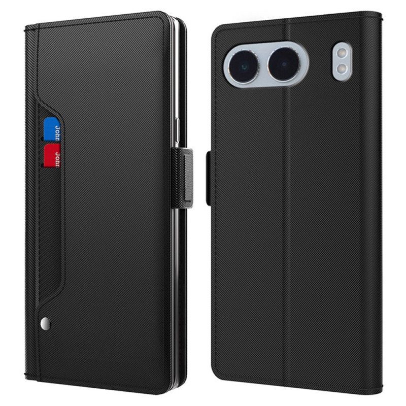 Fodral Oneplus Nord 4 Korthållare Och Spegel