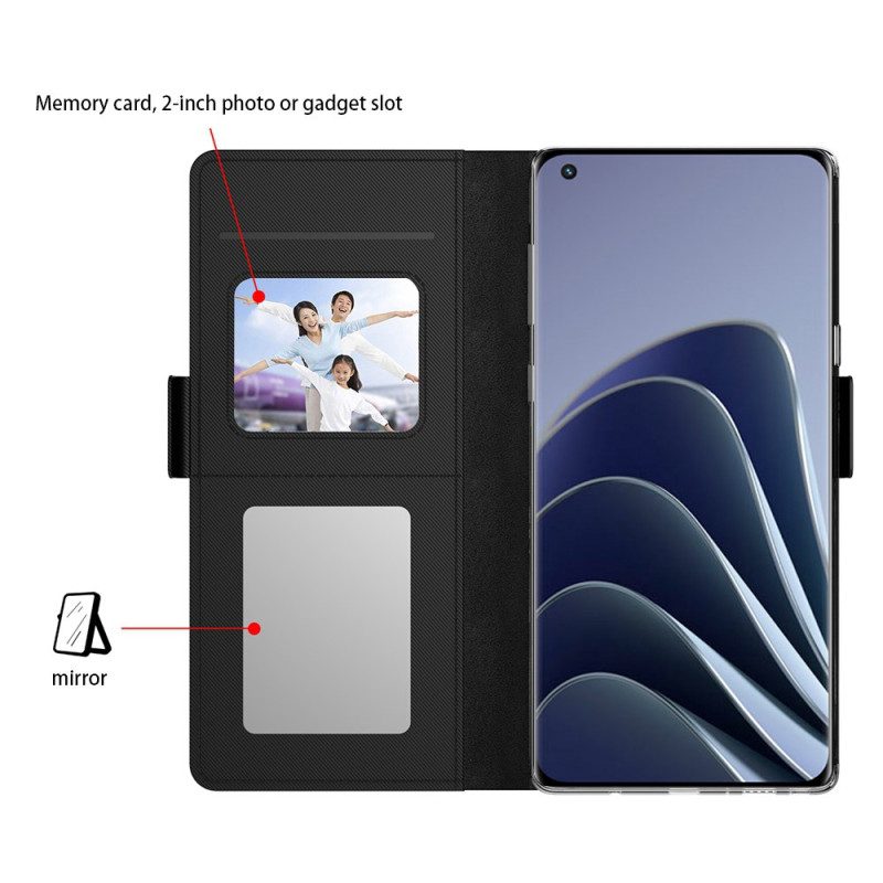 Fodral Oneplus Nord 4 Korthållare Och Spegel