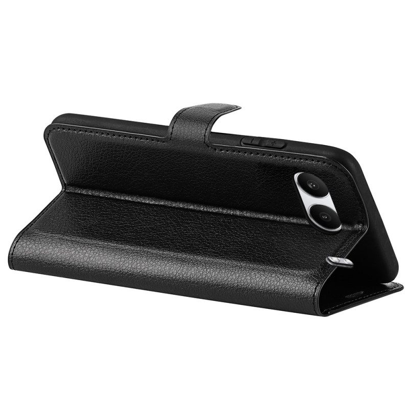 Fodral Oneplus Nord 4 Litchi-imitationsläder