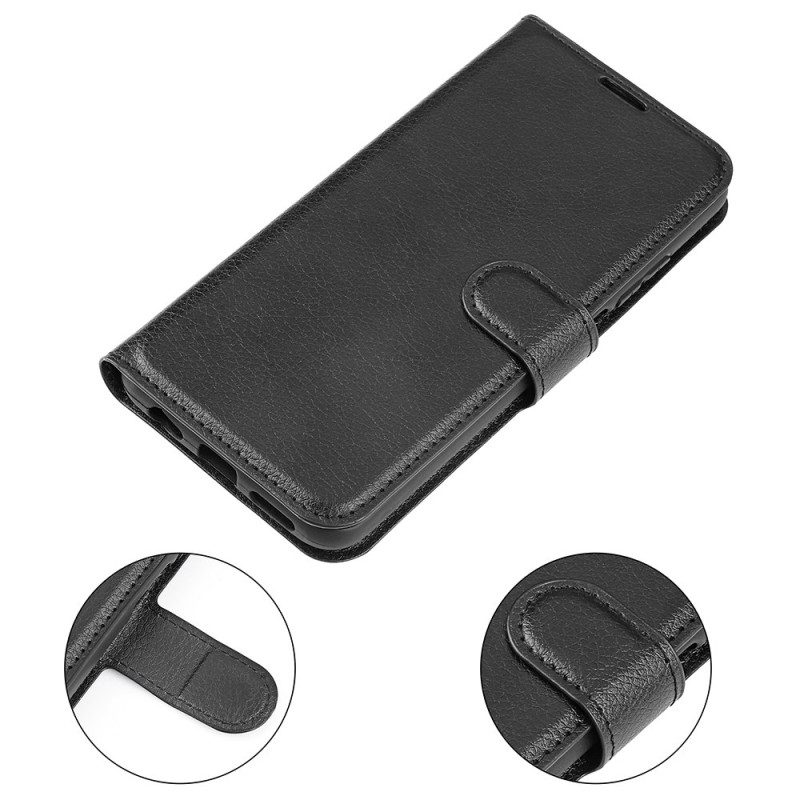 Fodral Oneplus Nord 4 Litchi-imitationsläder