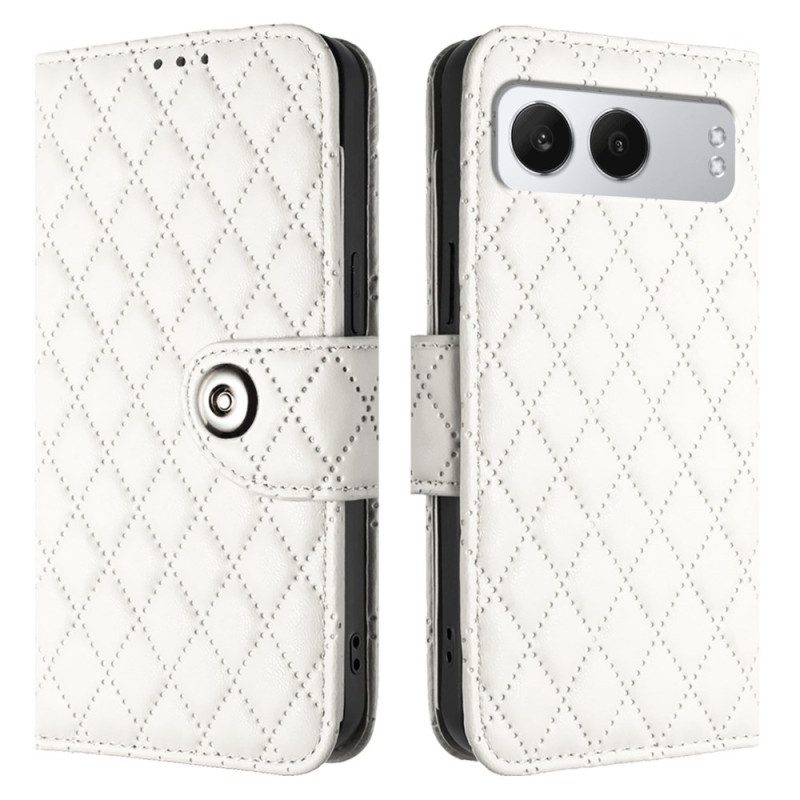 Fodral Oneplus Nord 4 Quiltad 7 Kortfack