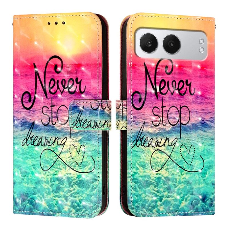 Fodral Oneplus Nord 4 Sluta Aldrig Drömmer