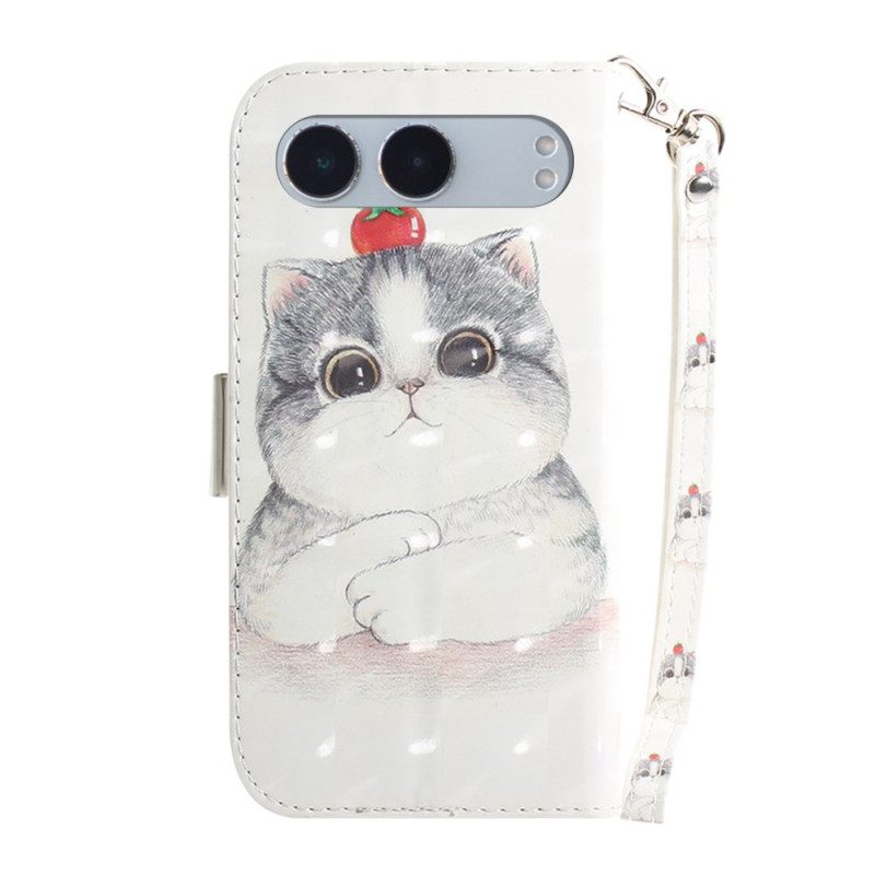 Fodral Oneplus Nord 4 Snodd Med Katt Och Jordgubb