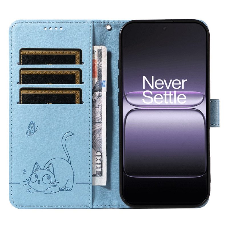 Fodral Oneplus Nord 5 Grafisk Katt