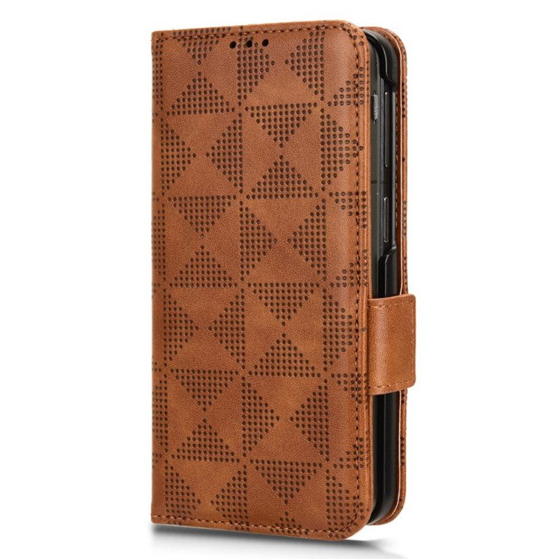 Fodral Oppo Find N3 Triangelmönster