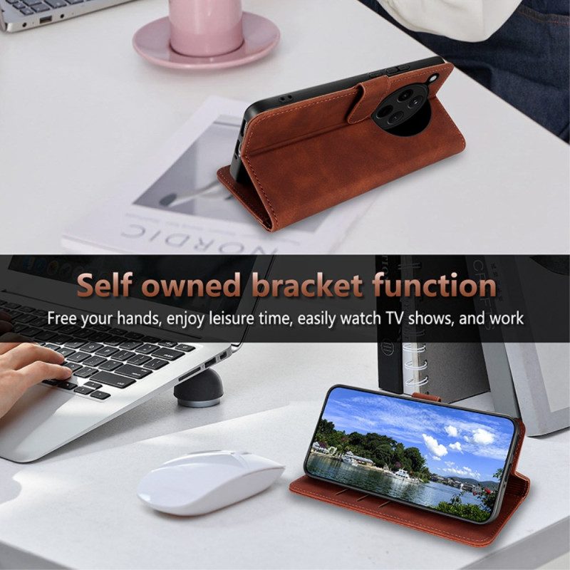 Fodral Oppo Find X8 Enfärgat Konstläder Azns