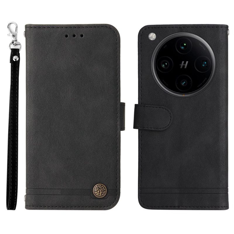 Fodral Oppo Find X8 Pro Klassisk Vintagerem