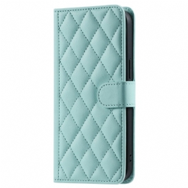 Fodral Oppo Find X8 Quiltad Med Rem Och Axelrem