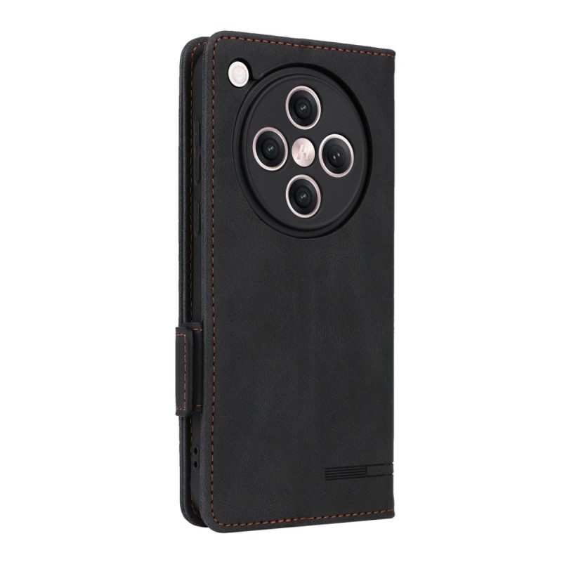 Fodral Oppo Find X8 Vintage Mockaeffekt