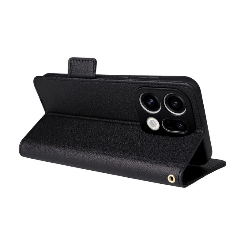 Fodral Oppo Find X9 5g Konstläder Med Rem