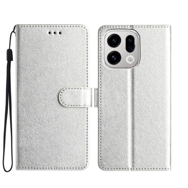 Fodral Oppo Find X9 Pro 5g Sidenstruktur