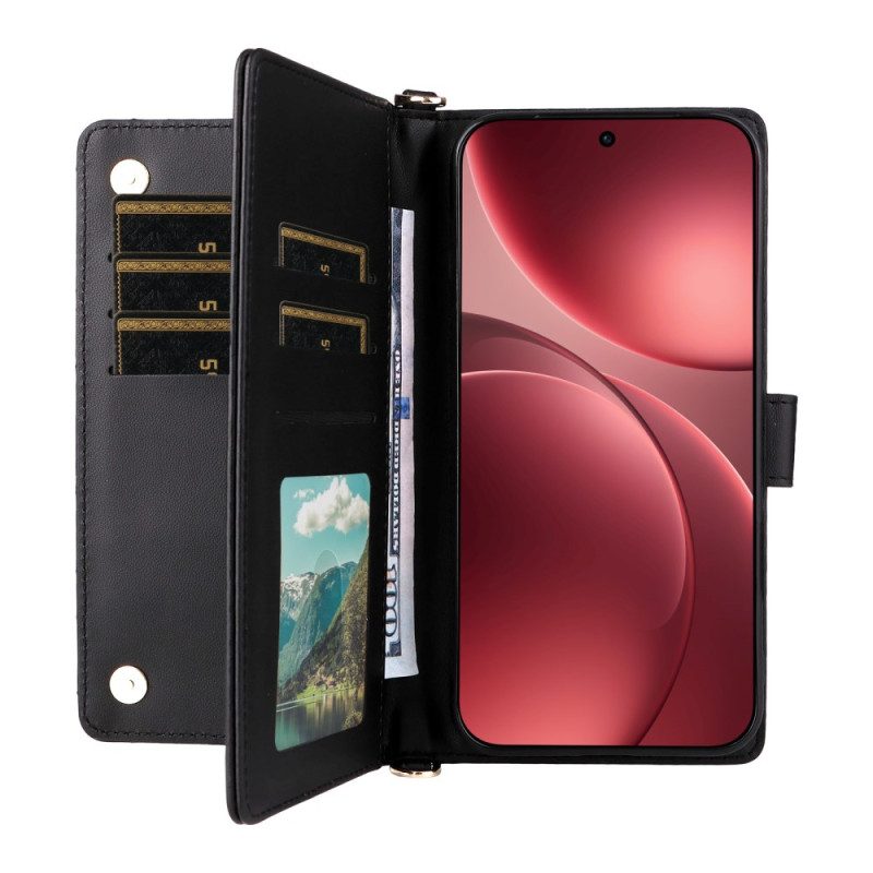 Fodral Oppo Find X9 Pro 5g Vadderad Med Remmar