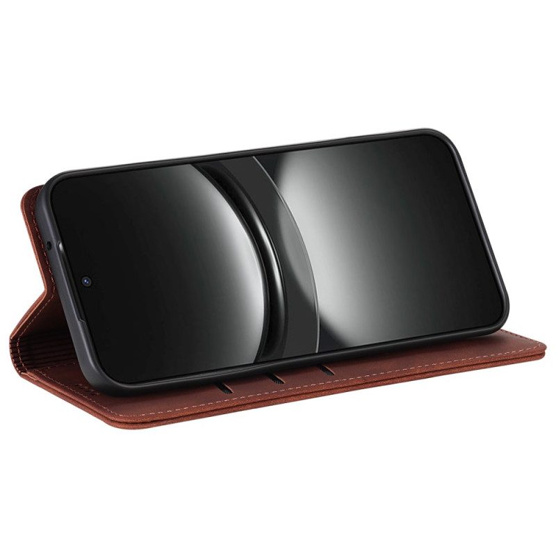 Fodral Oppo Reno 13 5g Azns Med Lädereffekt