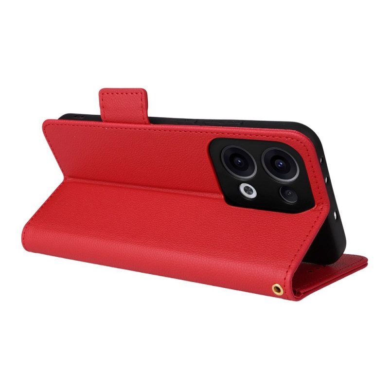 Fodral Oppo Reno 13 5g Rem I Litchikontygsläder