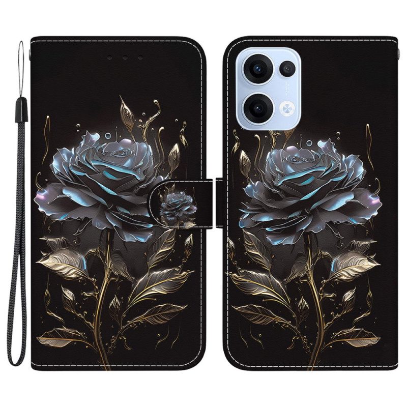 Fodral Oppo Reno 13 5g Svart Ros