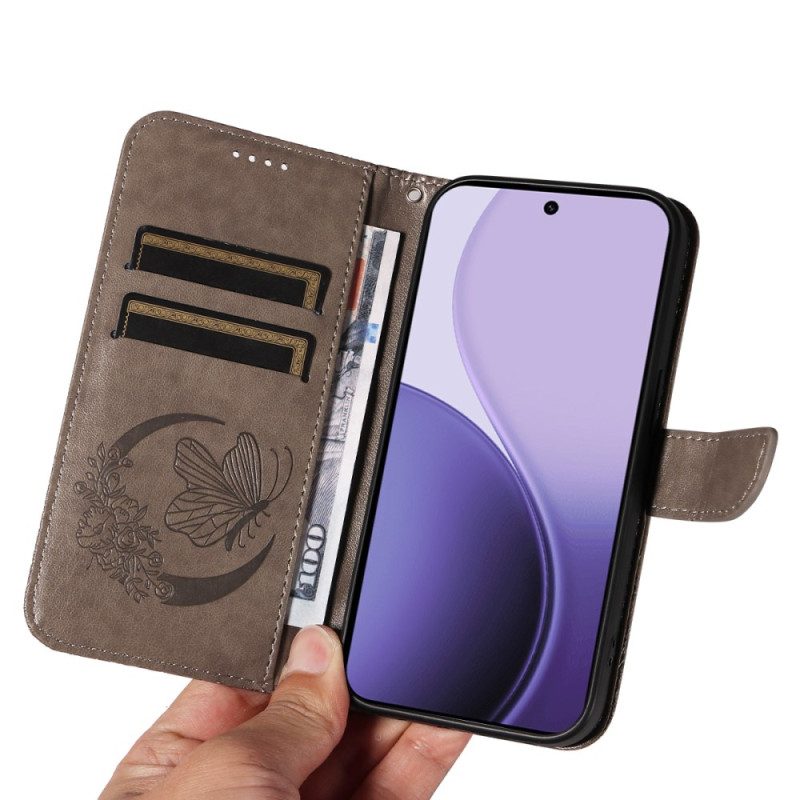 Fodral Oppo Reno 14 5g Fjärilsdesign
