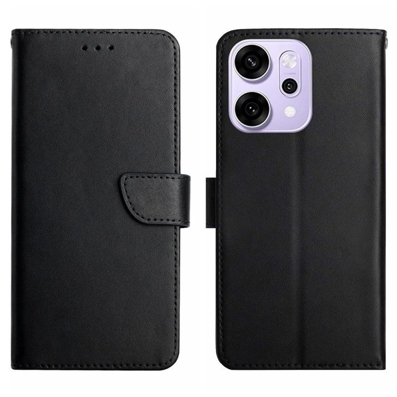 Fodral Oppo Reno 14 5g Nappaläder