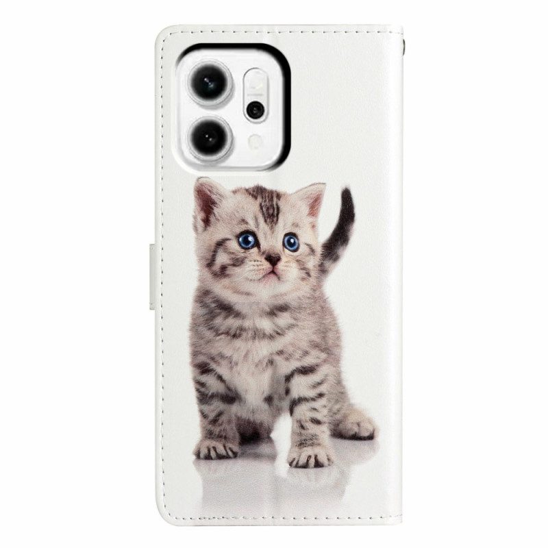 Fodral Oppo Reno 14 5g Söt Katt