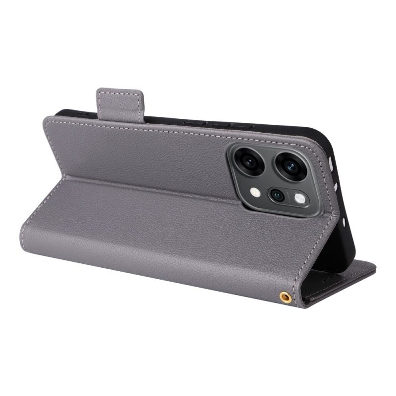 Fodral Oppo Reno 14 5g Strukturerad Med Rem