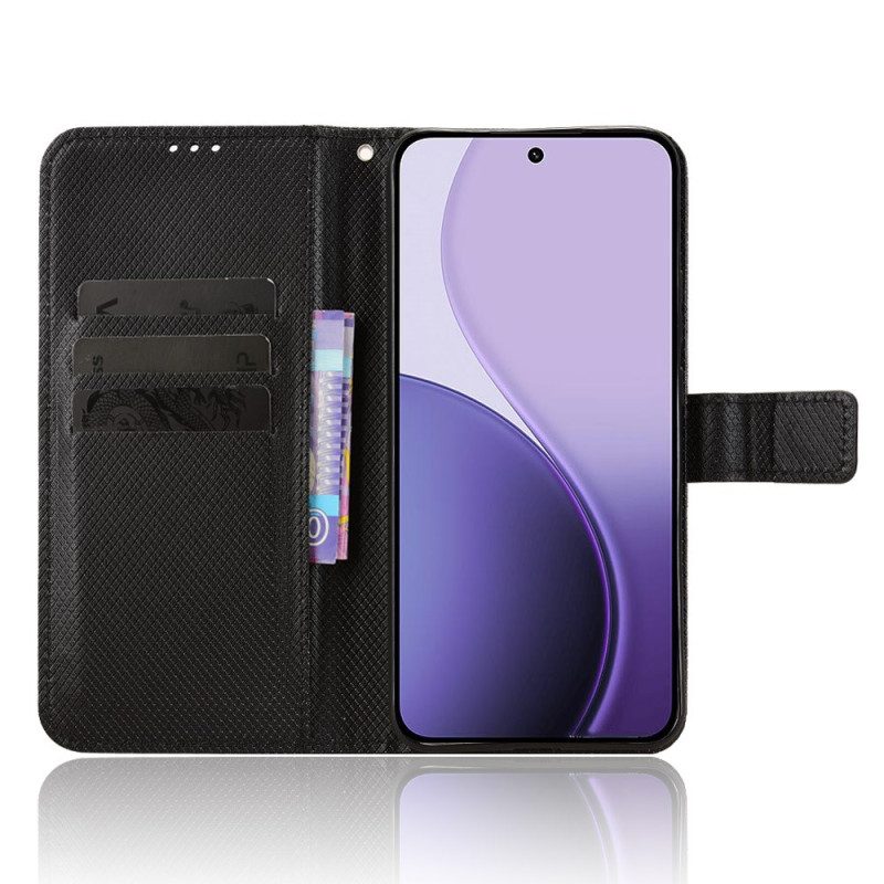 Fodral Oppo Reno 14 Pro 5g Diamantstruktur