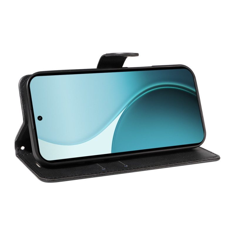 Fodral Oppo Reno 14 Pro 5g Enfärgat Konstläder