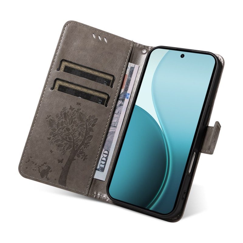 Fodral Oppo Reno 14 Pro 5g Katt Och Bi