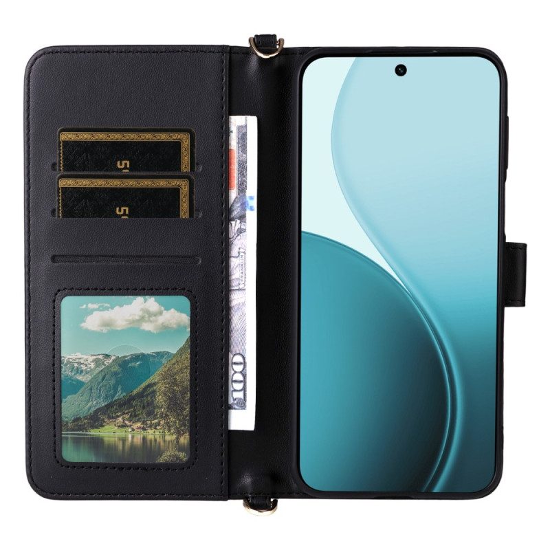 Fodral Oppo Reno 14f 5g Premiumdesign Med Axelrem Och Rem