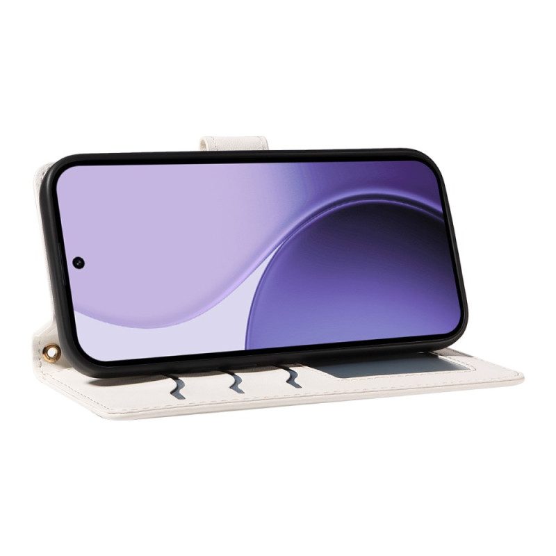 Fodral Oppo Reno 14f 5g Quiltad Med Rem Och Axelrem