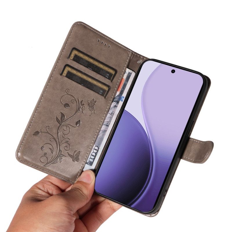 Fodral Oppo Reno 14f 5g Små Blommor