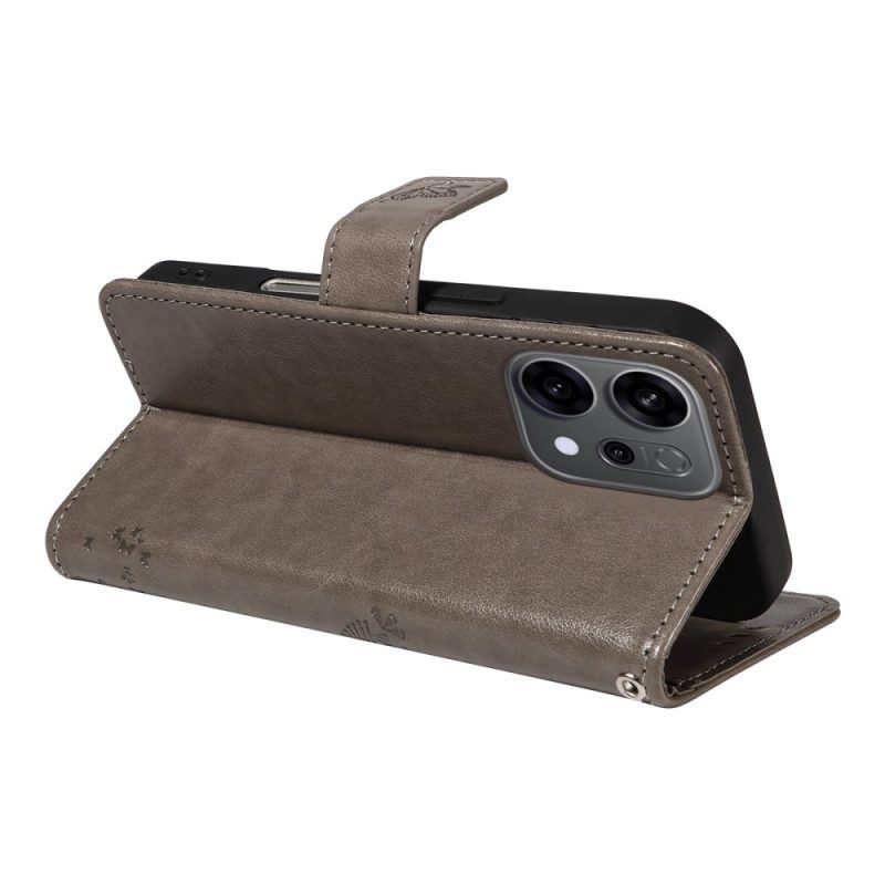 Fodral Oppo Reno 14f 5g Träd Och Katt