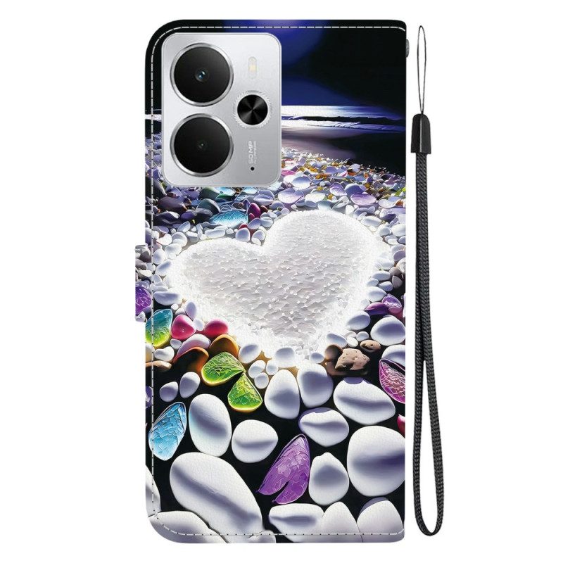 Fodral Realme 14 5g Hjärtmönster