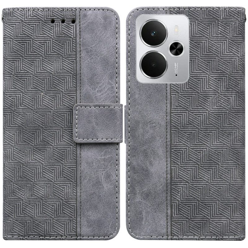 Fodral Realme 14 5g Vävt Mönster