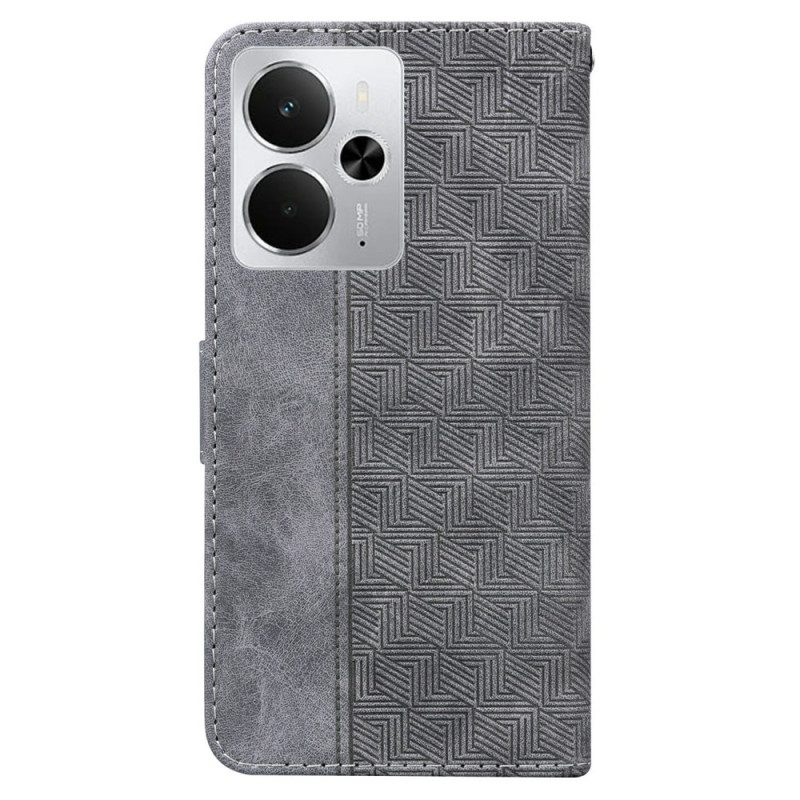 Fodral Realme 14 5g Vävt Mönster