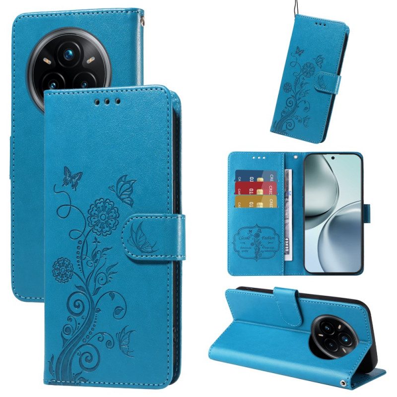 Fodral Realme 14 Pro Plus 5g Blommönster