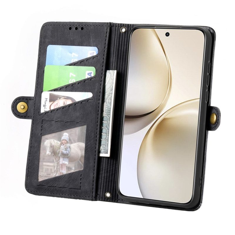 Fodral Realme 14 Pro Plus 5g Linjerad Plånbok