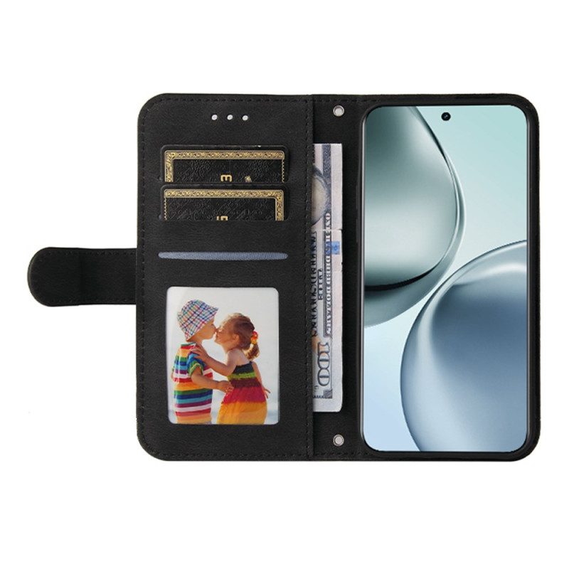 Fodral Realme 14 Pro Plus 5g Vintageeffekt Med Nit