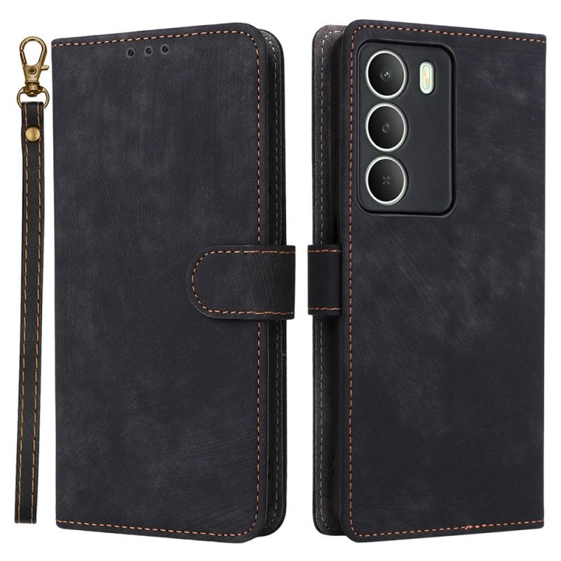 Fodral Realme 14x 5g Konstläder Med Rfid-skydd