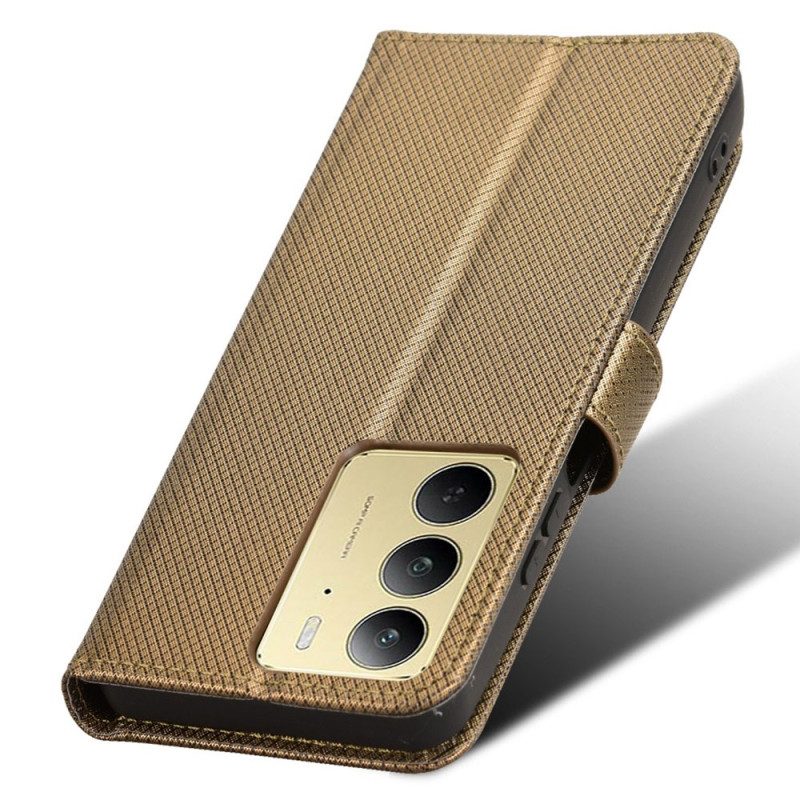 Fodral Realme 14x 5g Sömnad På Remmar