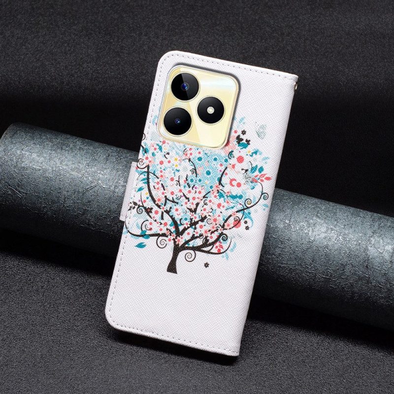 Fodral Realme C53 Blommande Träd
