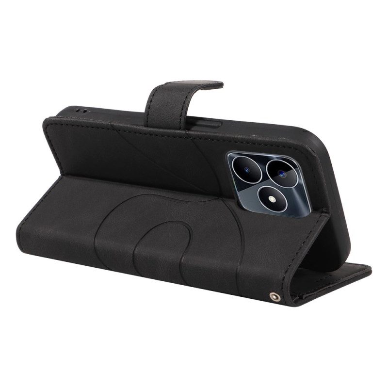 Fodral Realme C53 Vågiga Linjer