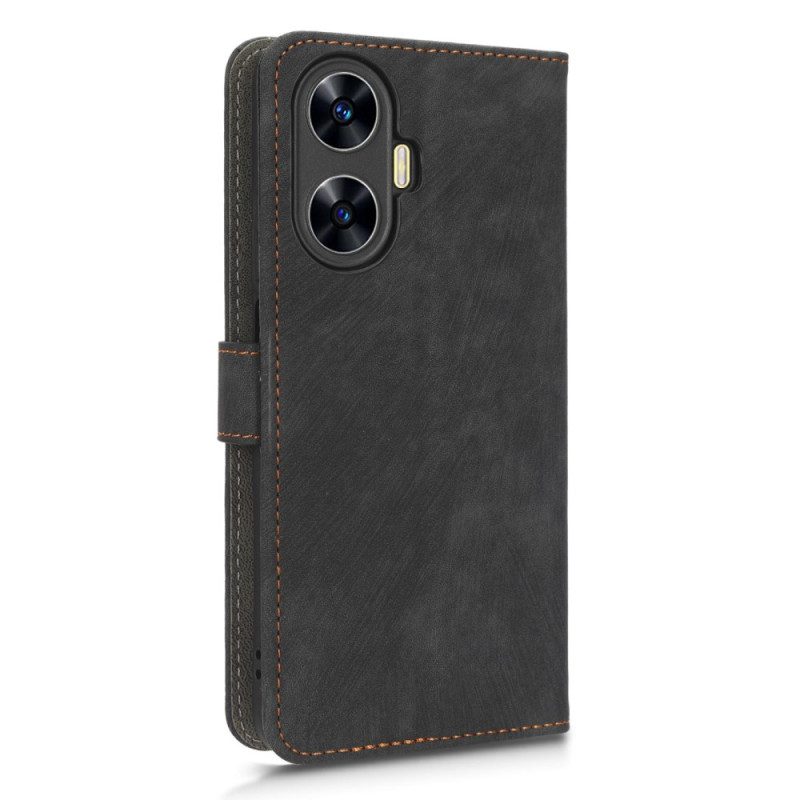 Fodral Realme C55 Rfid-blockerande Plånbok Med Rem